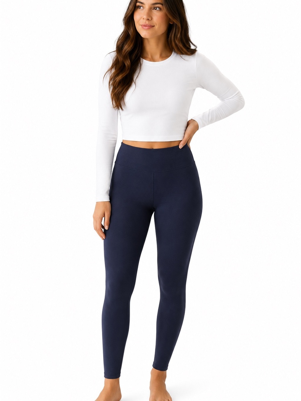 Urban Diction High-Waist Navy Women’s Leggings Size L NEW